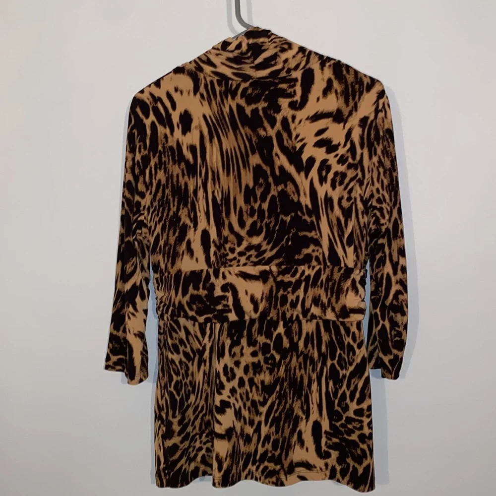 New York & Company leopard animal print top - Picture 5 of 5